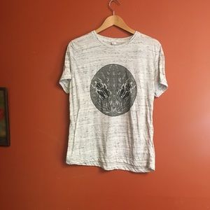 Men’s rad screen print beetle thin cotton tee M